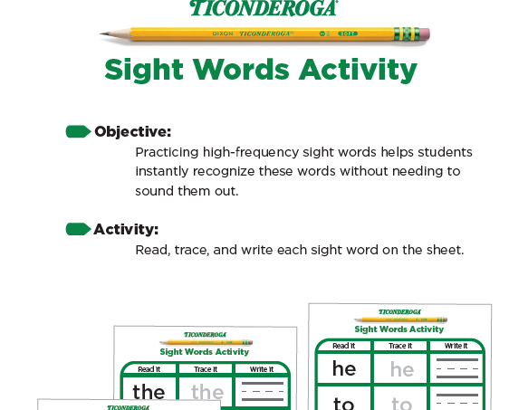 Reduced Sight Words Cover